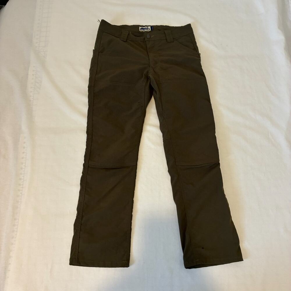 Edgevale Foothill Pant Mens 30x30 Forest Ripstop Hiking Stretch Double Knee USA